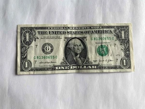 $1 One Dollar Bill 2021 Series G 81360655 C Real Money US Dollars Paper notes US - Picture 1 of 3