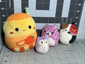 Squishmallows Mixed Lot of 4 Small - Picture 1 of 9