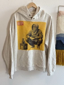 Luetti 1980 Palestinian Printed Relaxed Fit Distressed Hoodie Size M - Picture 1 of 12
