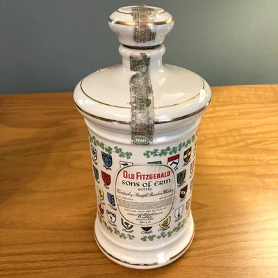 Stitzel Weller 1969 Old Fitzgerald Sons Of Erin Decanter Kentucky Bourbon Bottle - Image 1 of 4