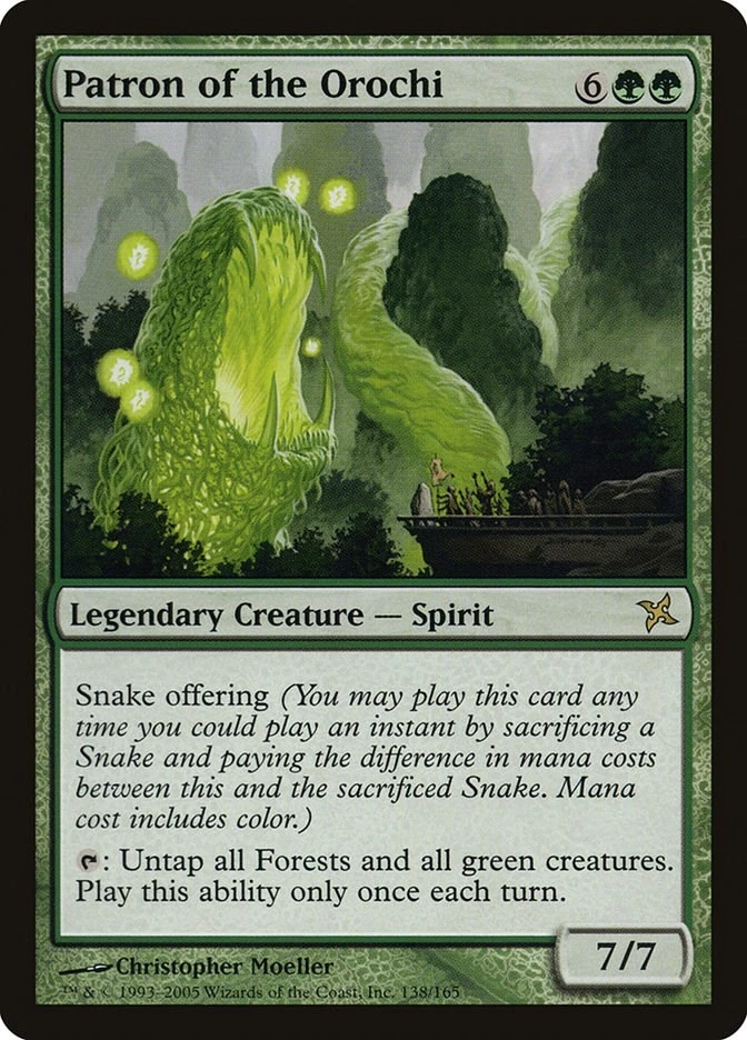 Patron of the Orochi FOIL Betrayers of Kamigawa Magic The Gathering MTG Card - Image 1 of 1