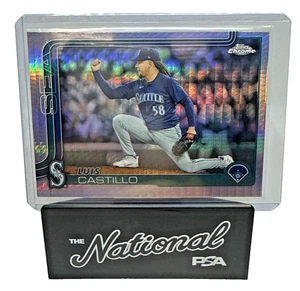 2025 Topps Chrome - Luis Castillo #69 Prism Refractor Seattle Mariners - Bild 1 von 2