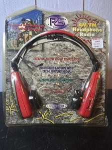 Vintage GPX RS Personal AM/FM Radio Stereo Headphones AHP3500 NOS Red - Picture 1 of 4