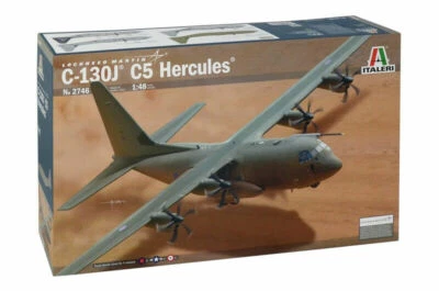 ITALERI 1:48 KIT AEREO LOCKHEED MARTIN C-130J C5 HERCULES LUNGH. 62.1cm ART 2746 - Immagine 1 di 2