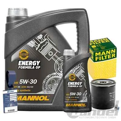 MANN ÖLFILTER+MANNOL 5W30 ÖL für OPEL ASTRA G H COMBO MERIVA A ZAFIRA A B - Bild 1 von 3