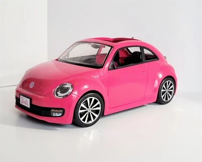 芭比大众甲壳虫粉色大众汽车 BJP37 2013 美泰风格 5  — 第 1/4 张图片