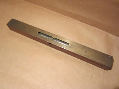 ANCIEN OUTIL NIVEAU JOHN RABONE OLD TOOL ENGLISH LEVEL OBJET METIER POPULAIRE  - Photo 1/4