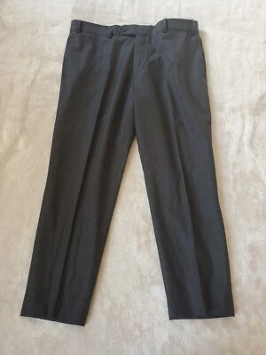 Брюки мужские Brooks Brothers 36x30* ЧИТАЙТЕ серые клетчатые Regent Fit шерстяные прямые - Изображение 1 из 4