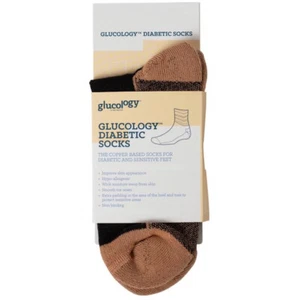 Glucology Diabetic Copper Based Socks - Size 36-38 - Picture 1 of 5
