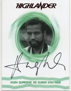 Highlander 2024 Expansion: BWHQ1 Hugh Quarshie as Sunda Kastagir Autograph Card - Picture 1 of 1