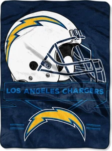 Los Angeles Chargers NFL 60" x 80" Plüsch Überwurf Decke, weich & warm - Bild 1 von 3