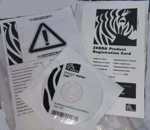 Thermal Label Printer Zebra S4M Installation Setup Driver Install CD+Paper Guide - Picture 1 of 1