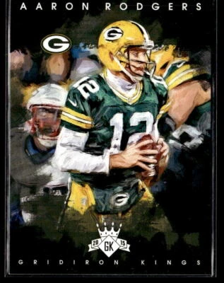 2015 Panini Gridiron Kings #63 Aaron Rodgers   Football Green Bay Packers MVP - Image 1 of 2