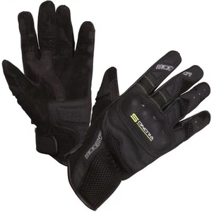 Motorrad Handschuhe K8 - Modeka Sonora Sommer Leder - schwarz-fluogelb - Bild 1 von 3