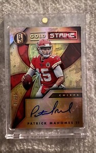 🔥2019 Patrick Mahomes II Panini Gold Standard Strike Autographs 7/25  #GS-PM