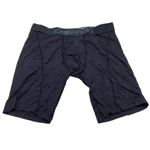 ExOfficioMen's 9" Give-N-Go Sport 2.0 Slip Boxer Briefs Size S Underwear Black - Picture 1 of 8