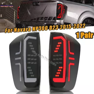 Left Right Tail Light Sequential LED Rear Lamp For Navara NP300 D23 2015-2022 - Picture 1 of 12