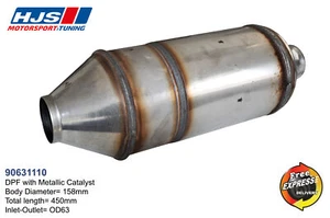HJS Universal Diesel Particulate Filter (DPF) Round 90631110 - Picture 1 of 9