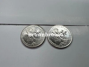 2022 P&D Wilma Mankiller American Women Quarter 2 Clad Uncirculated Coins - Picture 1 of 4