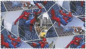 17"L x 45"W Marvel Spider-Man Superhero In the City Cotton Fabric brick  - Picture 1 of 3