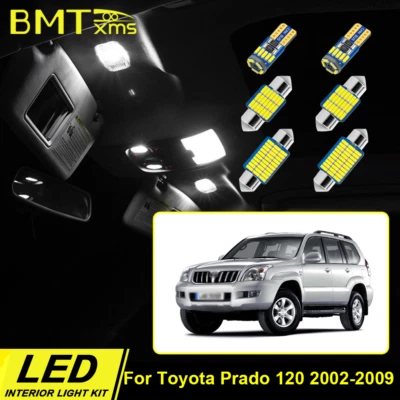16x Interior Light Bulbs Package Kit For Toyota Land Cruiser Prado 120 2002-2009 - Image 1 of 4