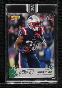 2019 Panini Instant NFL NFL Playoffs Green /10 James White #93