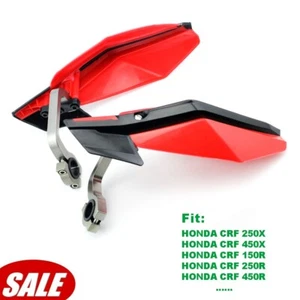 For HONDA CRF 150R 250L/M/R/X 450R/X Handlebar Handguards Protector Hand Guards - Foto 1 di 8