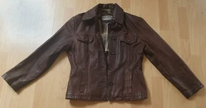 Lederjacke Echtleder "ENJOY" 38 braun - Bild 1 von 5