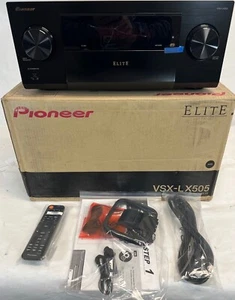 Pioneer Elite VSX-LX505 AV Receiver -CRACKED DISPLAY -FREE S H - Picture 1 of 11