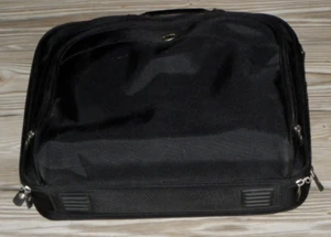 Black Dell Laptop Carrying Case-Many Interior Pockets-Detachable Strap - Picture 1 of 9