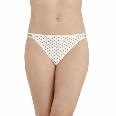 Talla 8 (XL) Vanity Fair 18108 Tanga-Bikini Bragas Estampado Diamante Punto NUEVO CON Etiquetas Foto 1 de 2
