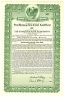 Kenneth-School Apartments. Real Estate Bond Certificate. Chicago, Illinois
