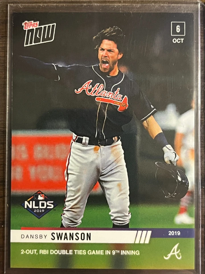 2019 Topps Now #968 Dansby Swanson Atlanta Braves - Image 1 of 2
