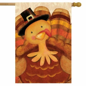 F93 HERBST HERBST THANKSGIVING TÜRKEI GROSSE HAUSFLAGGE 28X40 BANNER + KOSTENLOSER VERSAND + - Bild 1 von 1