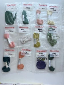 Au Ver a Soie Soie D'Algers 25 x Different Colours Silk Threads - Picture 1 of 2