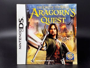 The Lord of the Rings: Aragorn's Quest (Nintendo DS) *MANUAL ONLY - NO GAME* - Bild 1 von 1