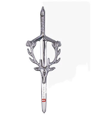 "Alfiler escocés de 4"" de largo con diseño de gaita Highland para hombre" Foto 1 de 3