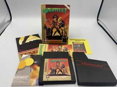 Gauntlet NES 1987 CIB Complete With 2 Posters And Manual—Tested Arcade Game - Image 1 of 4