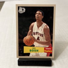 Chris bosh 2007-08 topps retro 50th anniversary 4 raptors nba legend 
