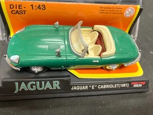 New Ray 1961 Jaguar E Cabriolet - 1/43 Scale - #48839 NIB - Picture 1 of 3