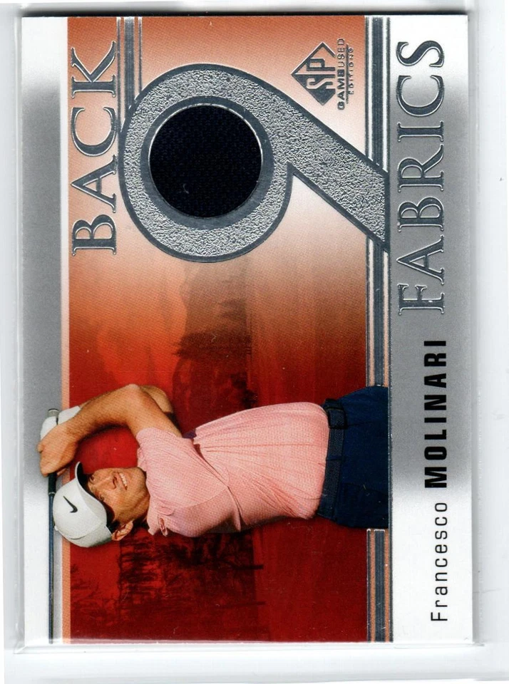 2021 SP Game Used Back 9 Fabrics #B9FM Francesco Molinari - Image 1 of 1