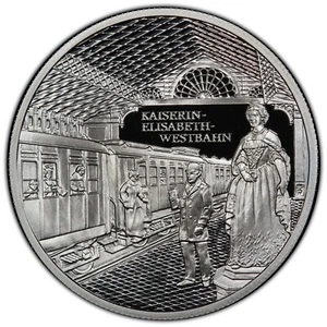 2008 Austria €20 Electric Railway Empress Elizabeth PCGS PR69DCAM RGUTH084 - Picture 1 of 4