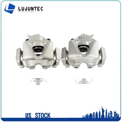 2x Pinzas de freno de disco delanteras L&R con soporte para BMW 323I 09-12 328I XDRIVE 06-11 Foto 1 de 4