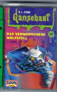 Gänsehaut Kassette MC Folge 25 DAS VERWUNSCHENE WOLFSFELL  EUROPA GRUSEL - Imagen 1 de 1
