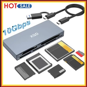 6-in-1-XQD-Kartenleser, wiederverwendbarer XQD/SD/TF/MS/XD/CF-Leser, All-in-One- - Afbeelding 1 van 11