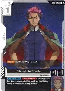 Guel Jeturk Uncommon Newtype Rising GD01-097 NM - Picture 1 of 1