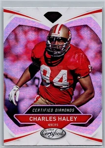2018 Panini Certified #6 Charles Haley Certified Diamonds 2 Card Lot - Picture 1 of 4