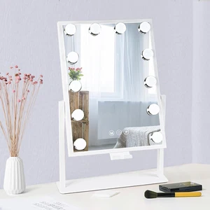 Vanity Mirror with Lights, Hollywood Lighted Makeup Mirror with Phone Holder, Sm - Picture 1 of 12