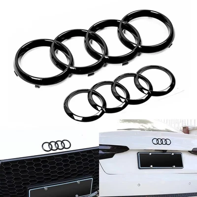 Audi A3 A4 A5 A6 A7 Q2 Q3 Q5 Q8 TT ABS negro capó delantero parrilla maletero trasero  Foto 1 de 4