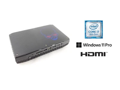 Intel® NUC NUC8I7HNK2 iCore i7-8705G 8GB RAM 128GB SSD Windows 11 Pro - Immagine 1 di 4